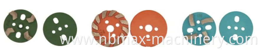 Diamond Grinder Pad for Concrete Grinding Abrasive Metal Disc Backed Wet Use